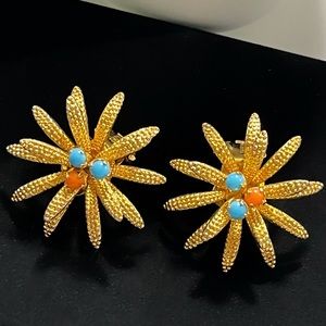 ✨Beautiful Coral Reef Retro Clip Earrings